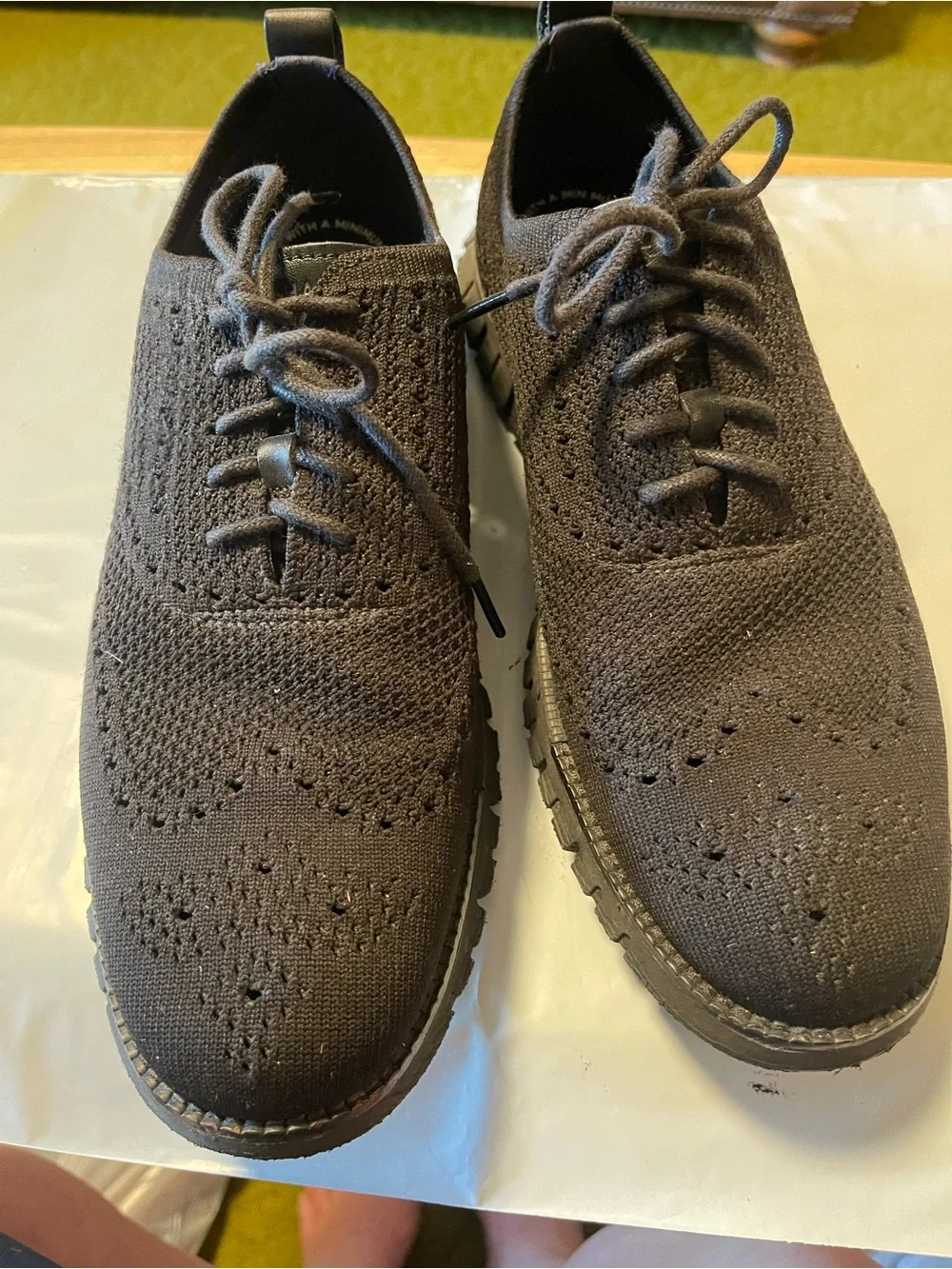 Cole Haan Zerogrand Wingtip Oxford - C30416 - Black Stitchlite - 11  M